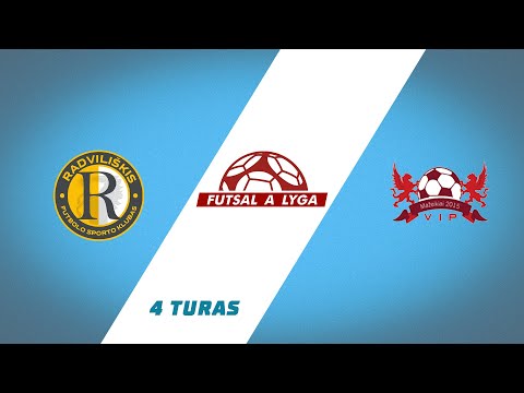 Futsal A lyga, remiama TOPsport | 4 turas | FSK „Radviliškis“ – Mažeikių VIP | Apžvalga