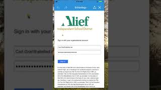 Using Alief HUB (Classlink) and Schoology Ipad and Android devices