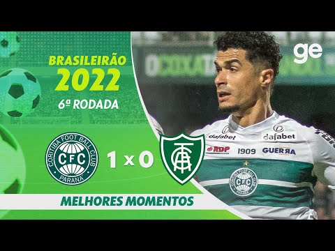 Gols e lances de Coritiba x América-MG