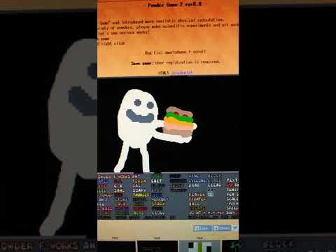 Sandwich Animation using powder game 2