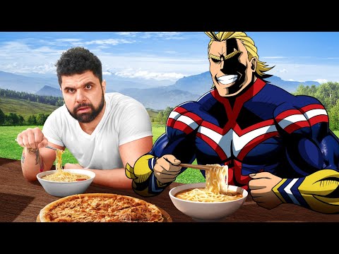 I Tried All Might's Impossible Diet from My Hero Academia