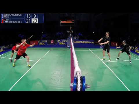 Match point - England (Ellis / Langridge) vs Germany (Lamsfuss / Seidel) - EMTC 2019
