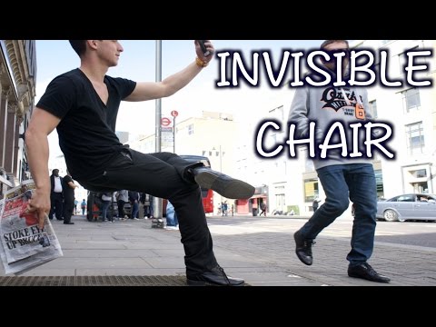 INVISIBLE CHAIR MAGIC TRICK!