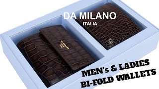 Da Milano Men and Ladies Wallet gift set |Genuine leather | unboxing | review