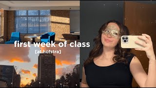 first week of class at hofstra university | spring semester