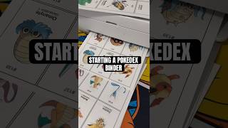 the start of my Pokedex Binder! #collectiblecards #pokemoncards #pokemontcg #pokedex #binder