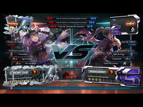 L7 100_2 D kunimitsu (Anakin x24) vs (Rage) Kunimitsu - Tekken 7 ( Anakin x24 )  Online sin Grafica