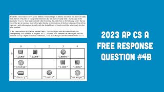 2023 AP Computer Science A FRQ #4B