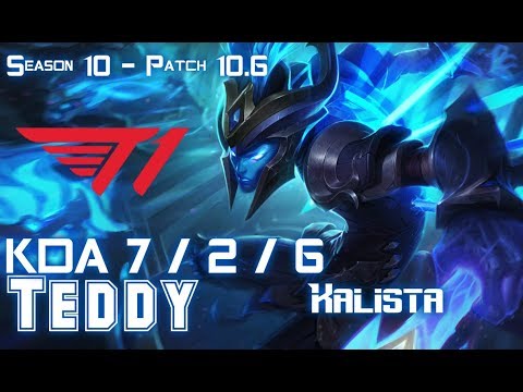 T1 Teddy KALISTA vs JAX Top - Patch 10.6 KR Ranked