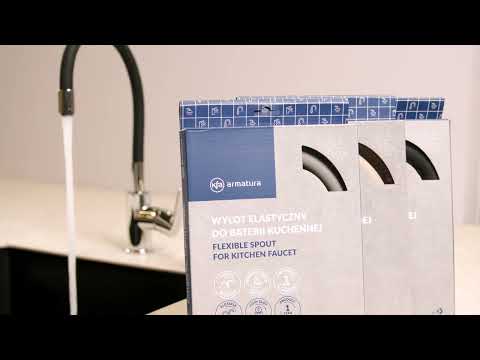 Jak wymienić wylewkę elastyczną w baterii Rumba? | Szybki montaż wylotu kuchennego | KFA Armatura