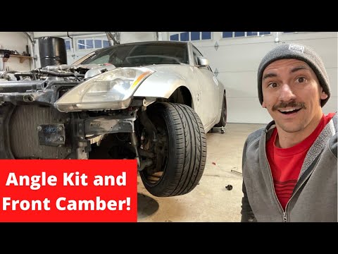 350z Drift Project Gets GK Tech Angle Kit and Camber *New Parts*