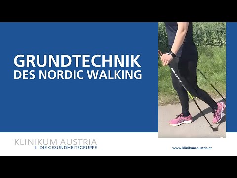 Grundtechnik des Nordic Walking