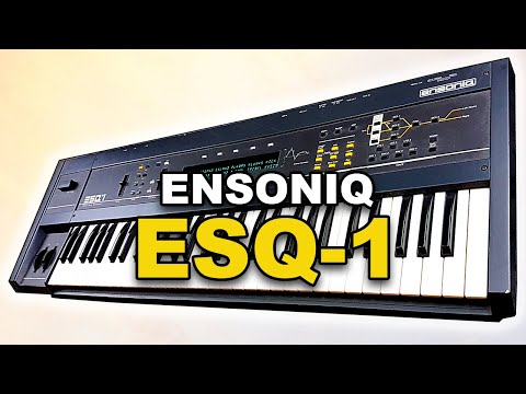 Ensoniq ESQ-1 Wave Synthesizer ✅ + Catrige SQX20 Expander ✅Hardcase + New Battery✅RARE from ´80s✅ Professional Synthesizer like Yamaha Roland Korg✅ Cleaned & Full Checked ✅ image 17