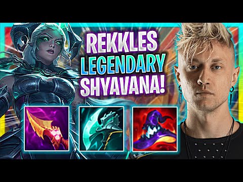 REKKLES IS LEGENDARY WITH SHYVANA! | Rekkles Plays Shyvana Jungle vs Lillia! | Season 2022