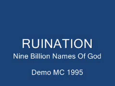 RUINATION (LT) - Nine Billion Names Of God