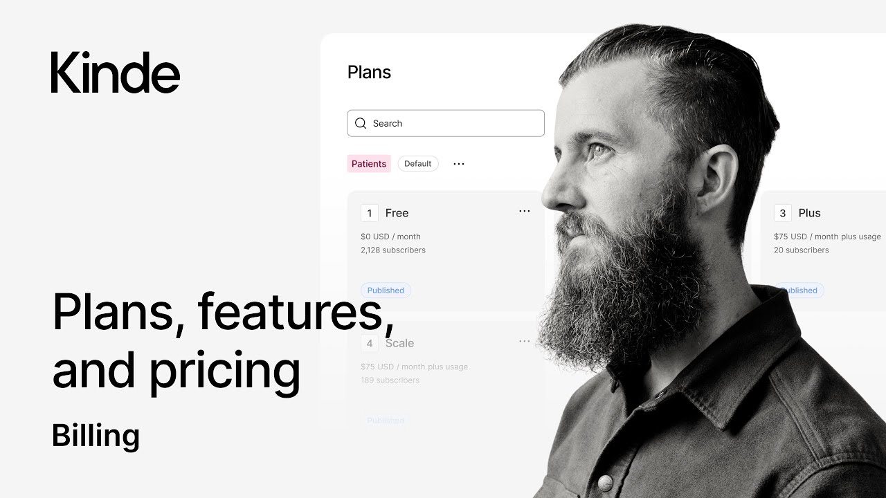 Manage plans, features, and pricing in Kinde
