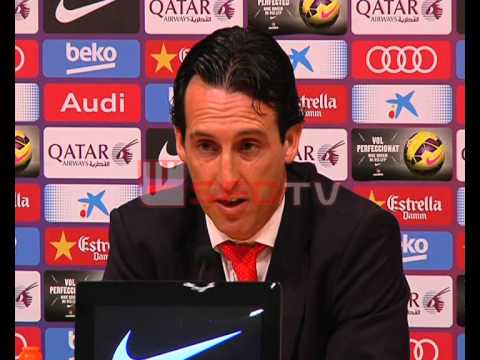 Emery: "Ahora tenemos que levantarnos y trabajar, no entiendo más que el trabajo" Sevilla FC