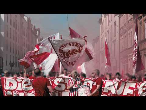 OFFENBACH FAN MARCH FROM THE CITY TO THE STADIUM (KICKERS FANS BEFORE THE MATCH AGAINST FULDA)