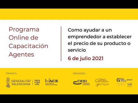 C�mo ayudar a un emprendedor a establecer el precio de su producto o servicio