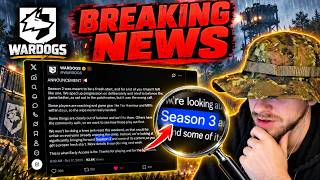 WARDOGS DEV's ANNOUNCE SEASON 3 EARLY (BREAKING NEWS)