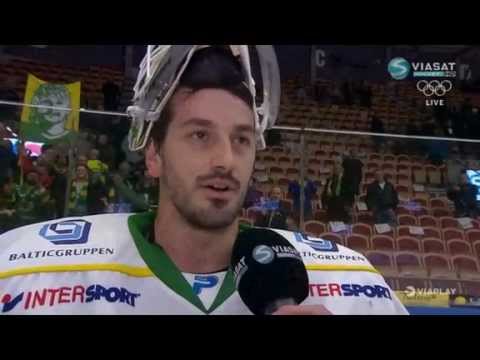 Andrew Raycroft in 2-3 win against Haparanda 2013 (with Interview)
