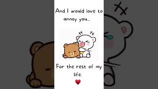 Annoy 😐 | Cartoon couple video | English love whatsapp status |Love quotes status video #shorts