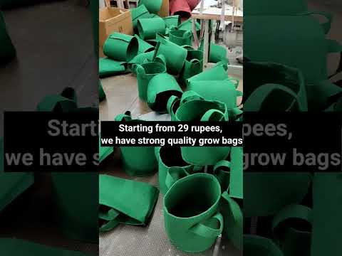 manufacturing geofabric grow bags starting from 29rs. contact :- 9766119701