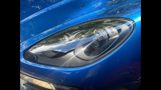 Macan Headlight Lens Cover Replacement (95b)
