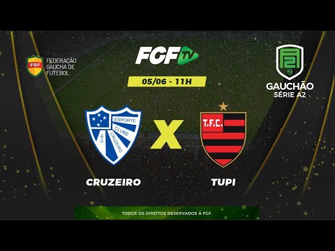 FGFTV - GAUCHÃO SÉRIE A2 - Cruzeiro x Tupi - 05/06/2022