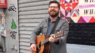 &#39;The Crane Wife&#39; -- Colin Meloy (the Decemberists) Busking In Brooklyn
