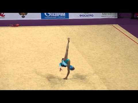 Евчик Юлия мяч, Evchik Yulia Belarus MOSCOW R. G. GRAND PRIX  21.02.2015
