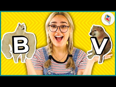 Cómo saber cuando USAR B O V pero explicado con MEMES! 😂😱 | Pegamente