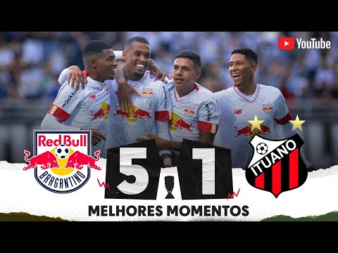 Gols e lances de Red Bull Bragantino x Ituano