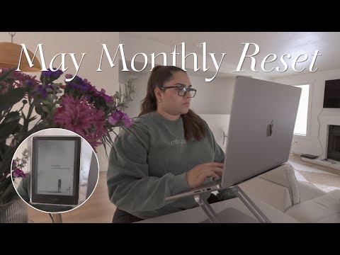 MAY RESET ROUTINE | getting my life together (goals, monthly favorites & book reviews)