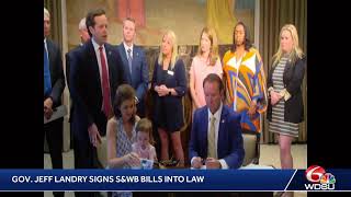 Louisiana bill signing ceremony