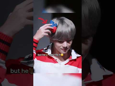 the way army girl touching taehyung's🐻 soft hair😍💜#bts #taehyung #shorts