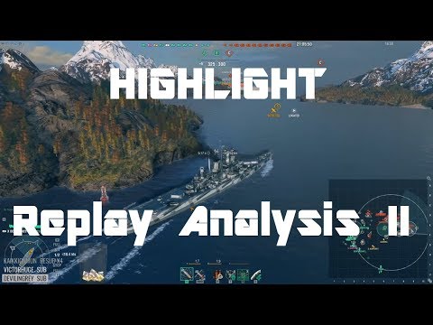 Highlight: Replay Analysis 2 - Hipper, Des Moines, Kagero & Missouri