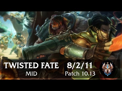 Twisted Fate Mid vs Galio | Pinoy Challenger Replay Patch 10.13