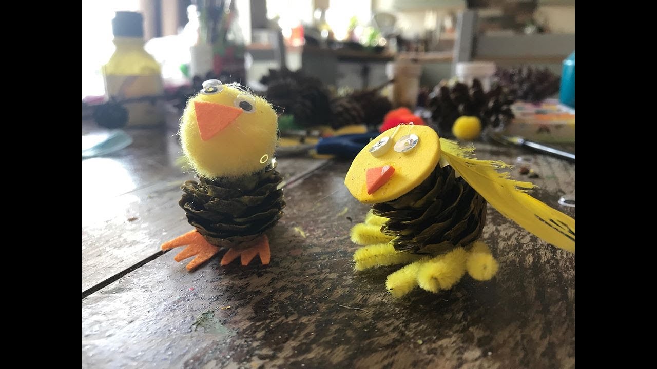 How to make Pine Cone Animals