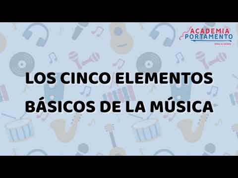 Conoce los cinco elementos básicos de la música