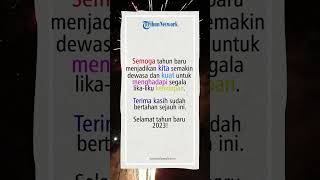 Kata kata Motivasi untuk Menghadapi Tahun Baru 2023, hingga Ucapan Selamat Tahun Baru