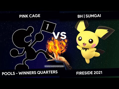 Fireside Open 2021 - Pink Cage (Game & Watch) vs Sumgai (Pichu) - Pools - Winners Quarters