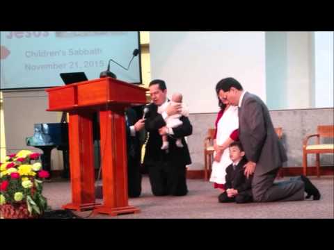 Baby Dedication - Jenson Nicolas Rios