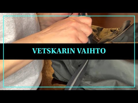 Ompeluvinkki! Takin vetoketjun vaihto