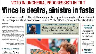 RASSEGNA STAMPA 13 APRILE 2026. QUOTIDIANI NAZIONALI ITALIANI  PRIME PAGINE DEI GIORNALI DI OGGI