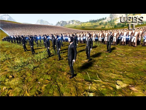 100 JOHN WICK GUARD 100,000 LASER KNIGHTS vs 2,000,000 WEREWOLVES & ORCS | Battle Simulator 2 UEBS 2