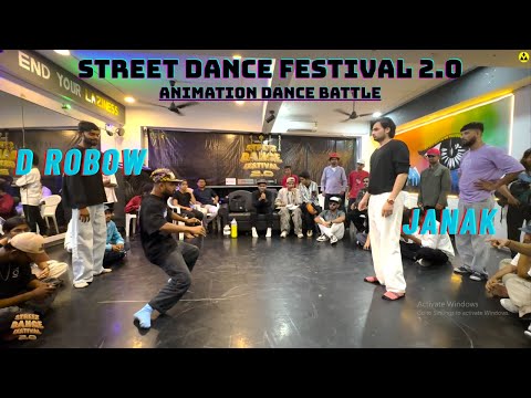 Animation Dance Battle | Jeckcy Vs Robo j | Street Dance Festival 2.0 | 2025 | #sdf