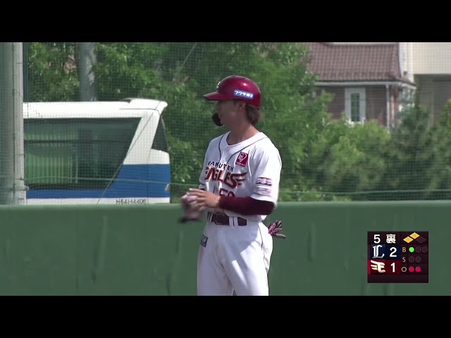 【ファーム】反撃開始!! イーグルス・武藤敦貴 ライト線へタイムリー2ベースで1点を返す!! 2025年6月6日 東北楽天ゴールデンイーグルス 対 埼玉西武ライオンズ