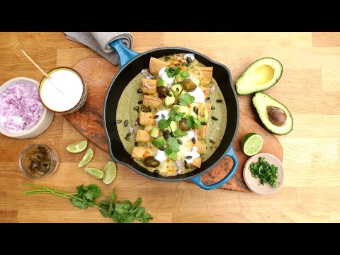 Preparamos ENCHILADAS VERDES veganas - Receta de inspiración Mexicana con @Lacooquette