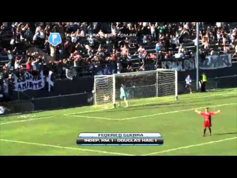 Los goles de Independiente RM 1 Douglas 1.Fecha 34.Torneo Primera B Nacional.Fútbol Para Todos